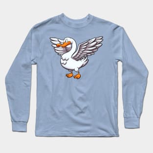 Goose Spreading Wings Long Sleeve T-Shirt